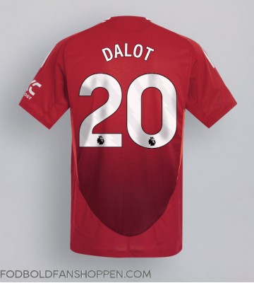 Manchester United Diogo Dalot #20 Hjemmebanetrøje 2024-25 Kortærmet